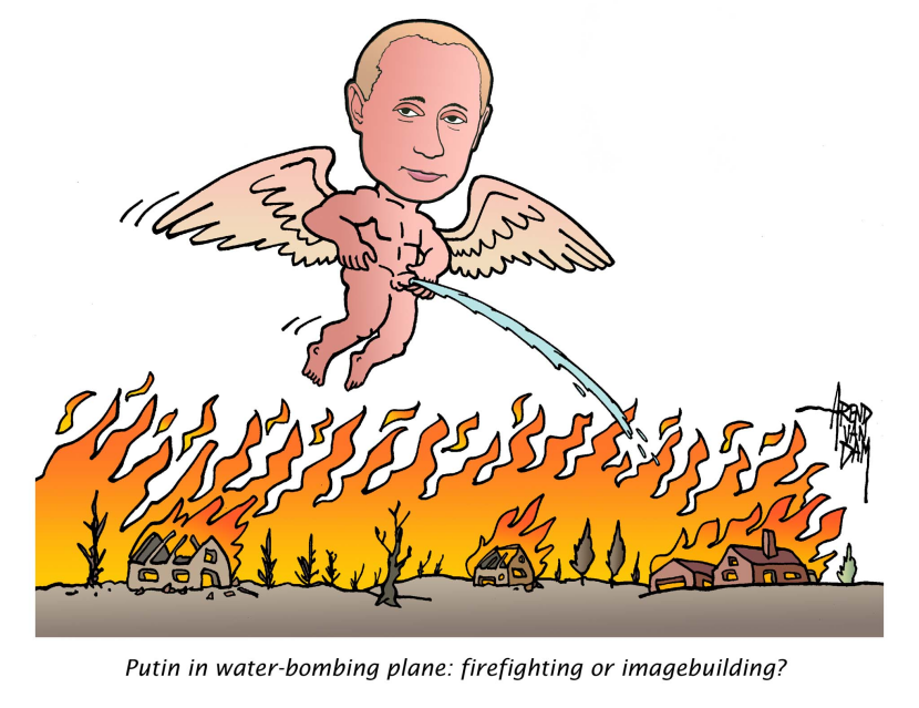 Putin as firefighter
