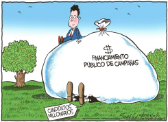FINANCIAMIENTO DE CAMPAñAS PUBLICAS /  by Bob Englehart