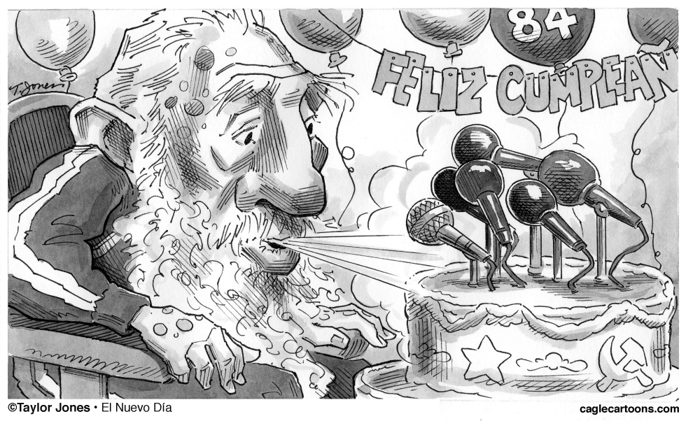  FIDEL CASTRO TURNS 84 by Taylor Jones