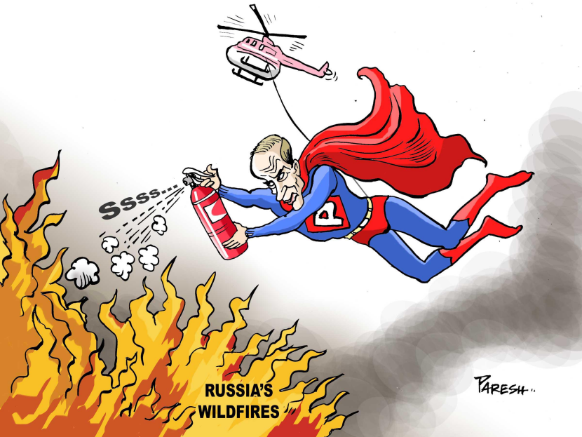 Firefighter Putin COLOR