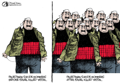 SUICIDE BOMBERS by Cam Cardow