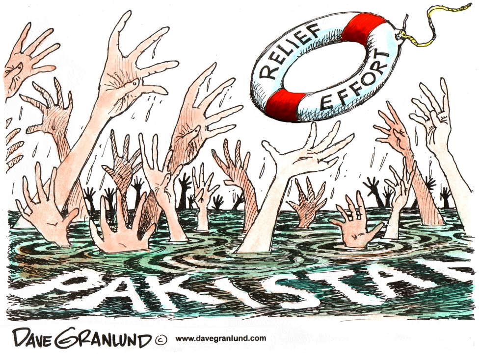  PAKISTAN FLOOD VICTIMS by Dave Granlund