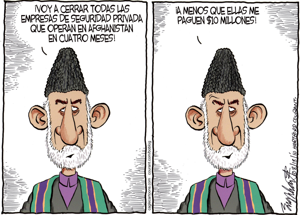  EMPRESAS DE SEGURIDAD PRIVADA EN AFGHANISTAN  by Bob Englehart