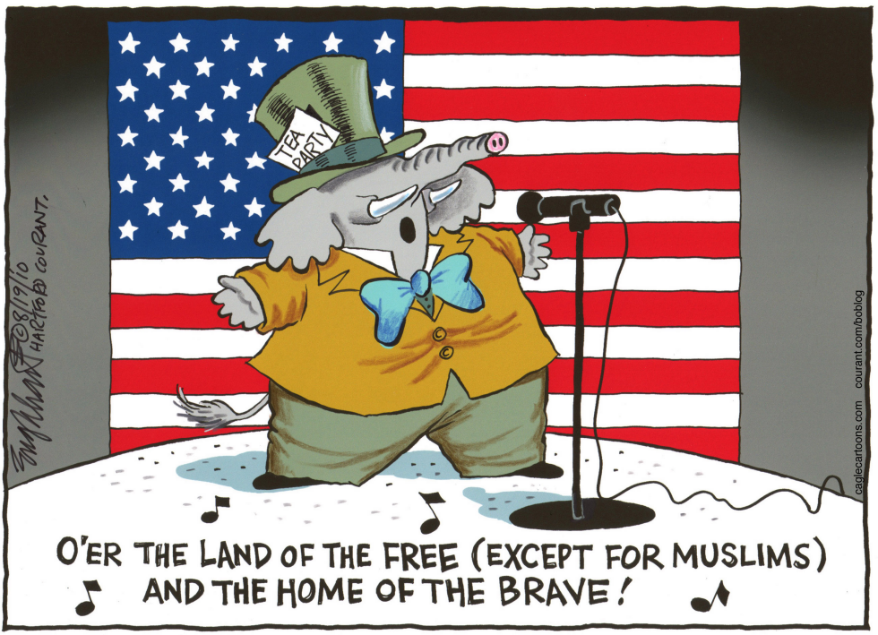  GROUND ZERO MOSQUE by Bob Englehart