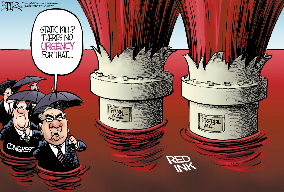 Fannie and Freddie Gusher COLOR