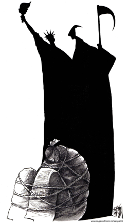 DEATH AND FREEDOM by Angel Boligan