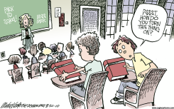 BACK TO SCHOOL  by Mike Keefe
