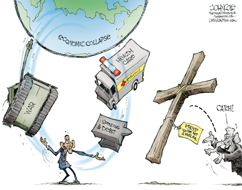 Cartoon by John Cole - Scranton Times-Tribune (click to reprint)