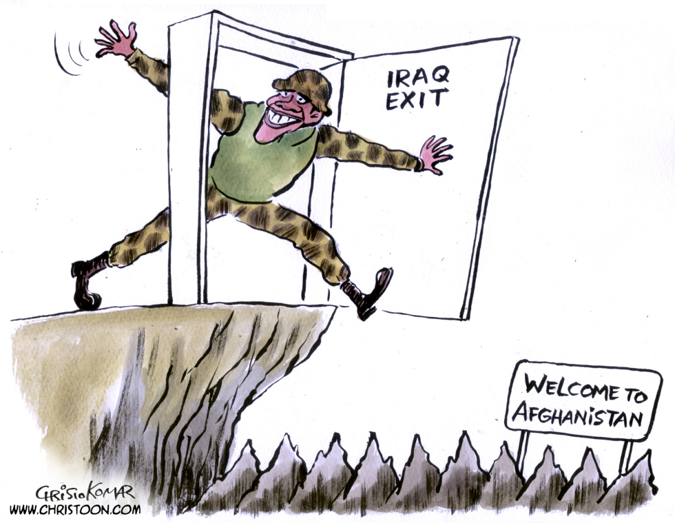  IRAQ EXIT  by Christo Komarnitski