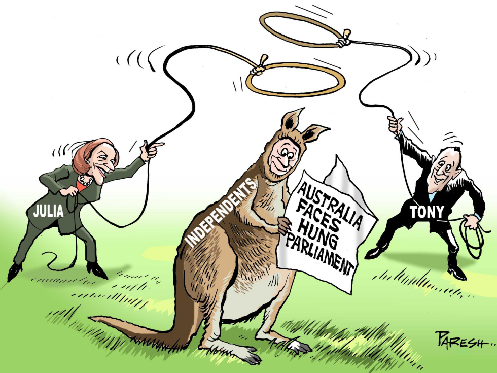 Australia hung Parliament COLOR
