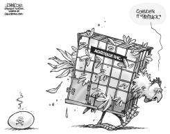 OF EGGS AND AGRIBIZ BW by John Cole
