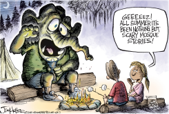 SCARY MOSQUE by Joe Heller