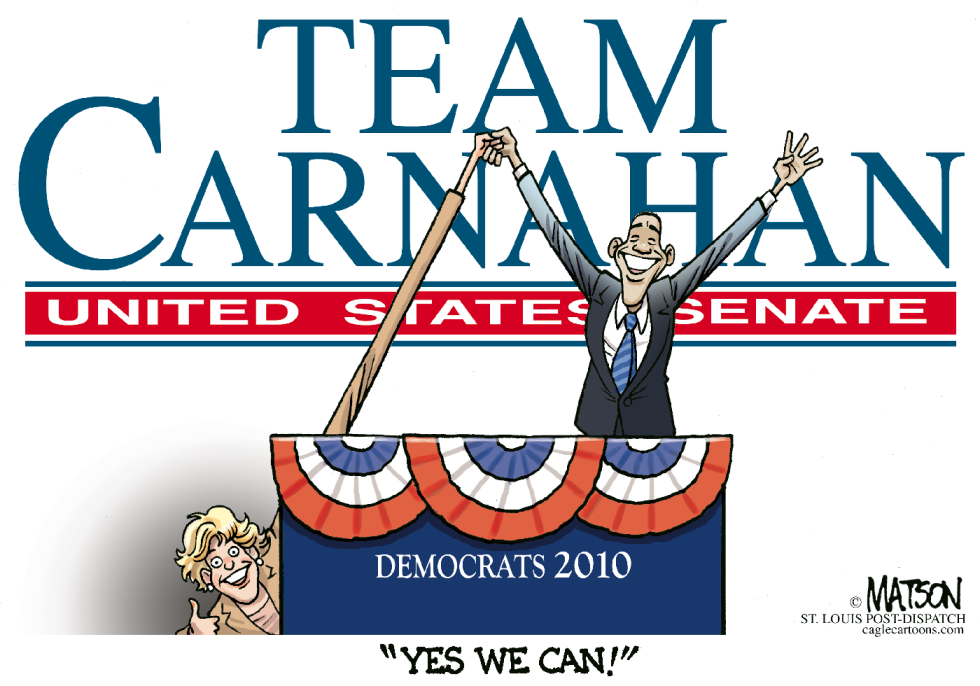 Local MO- Senate Candidate Carnahan Avoids Obama