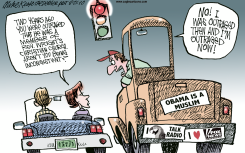 TALK RADIO FUELED RAGE  by Mike Keefe
