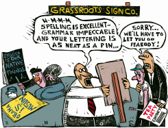 TEA PARTY GRAMMAR  by Randall Enos