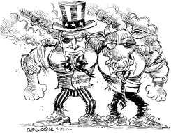STOCK MARKET OPENS by Daryl Cagle
