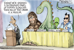 MUSLIM OBAMA by Joe Heller