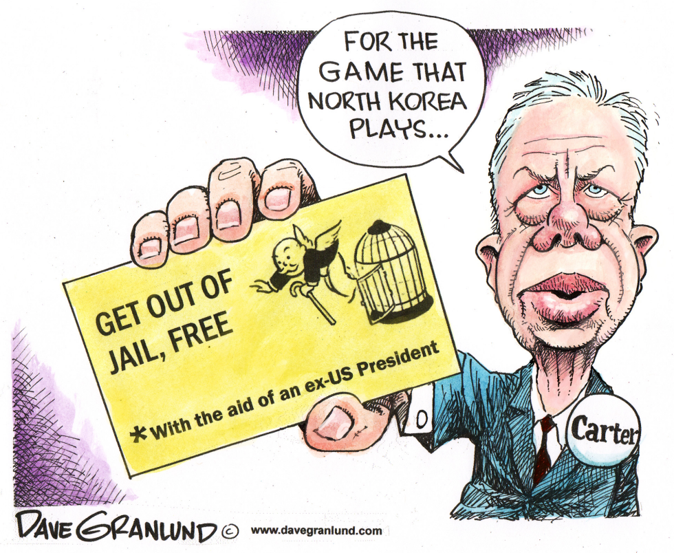 Carter and North Korea prisoners