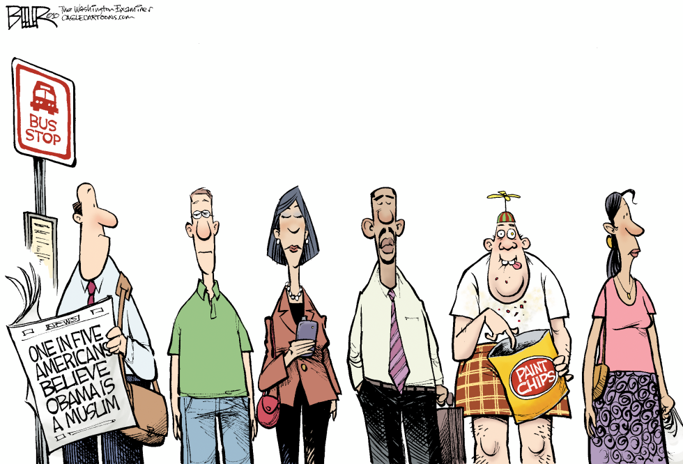Believing Obama Is Muslim COLOR