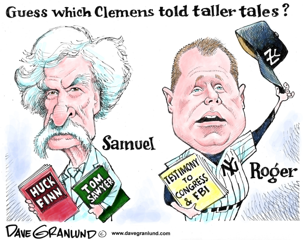  CLEMENS AND TALL TALES by Dave Granlund