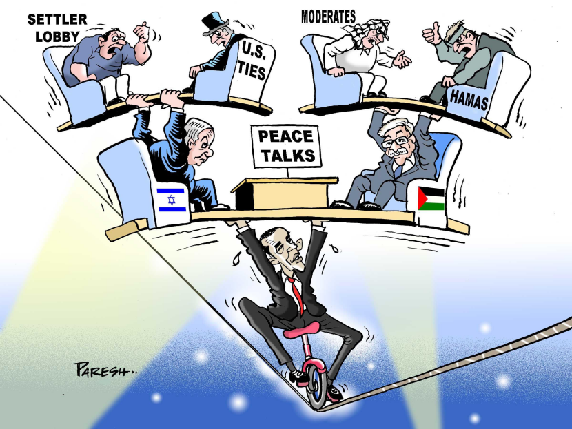 Balancing peace talks COLOR
