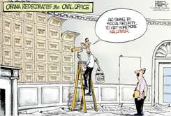 OVAL OFFICE REDECORATED  by Nate Beeler