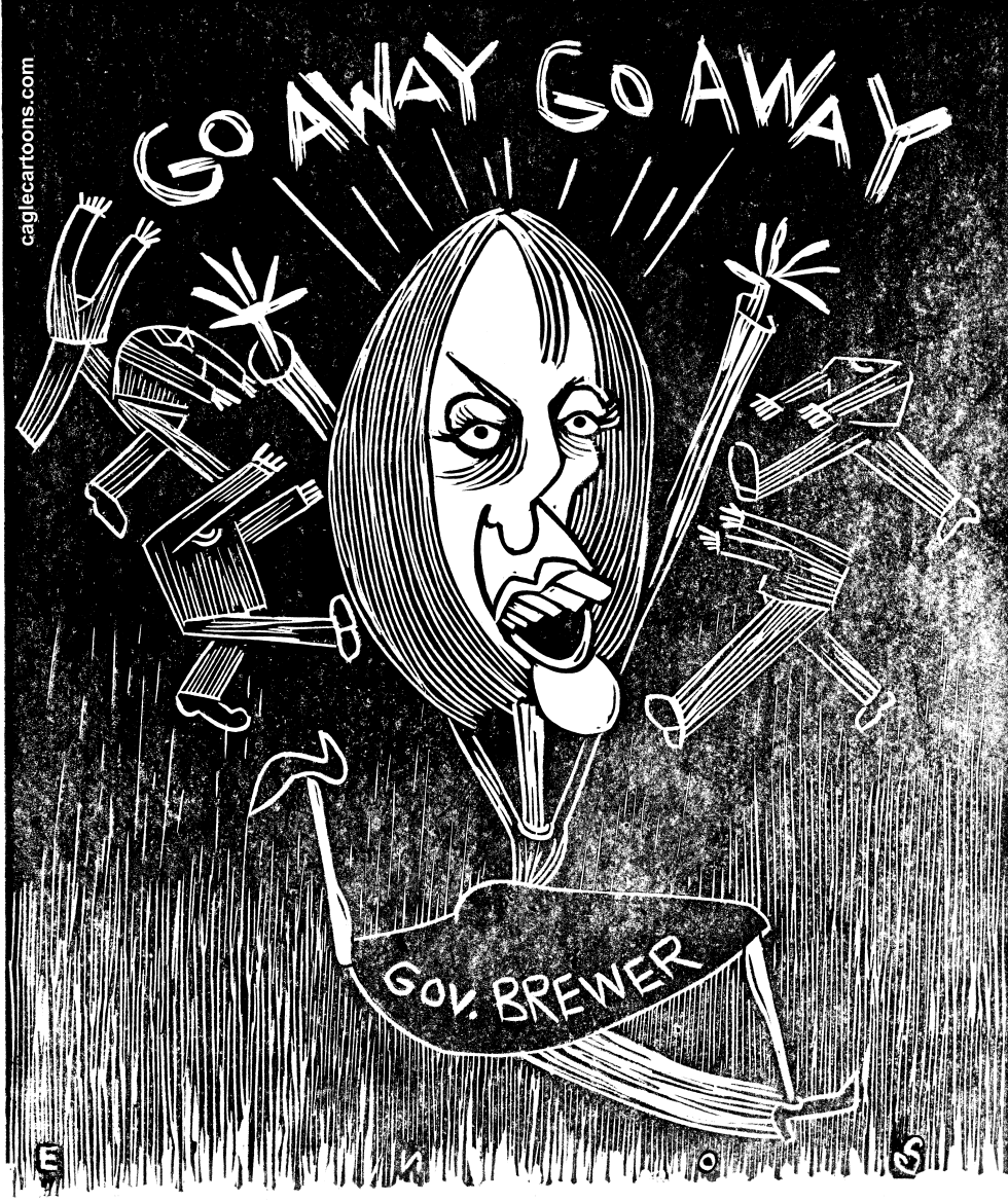 Gov Brewer of Arizona haunted by headless bodies