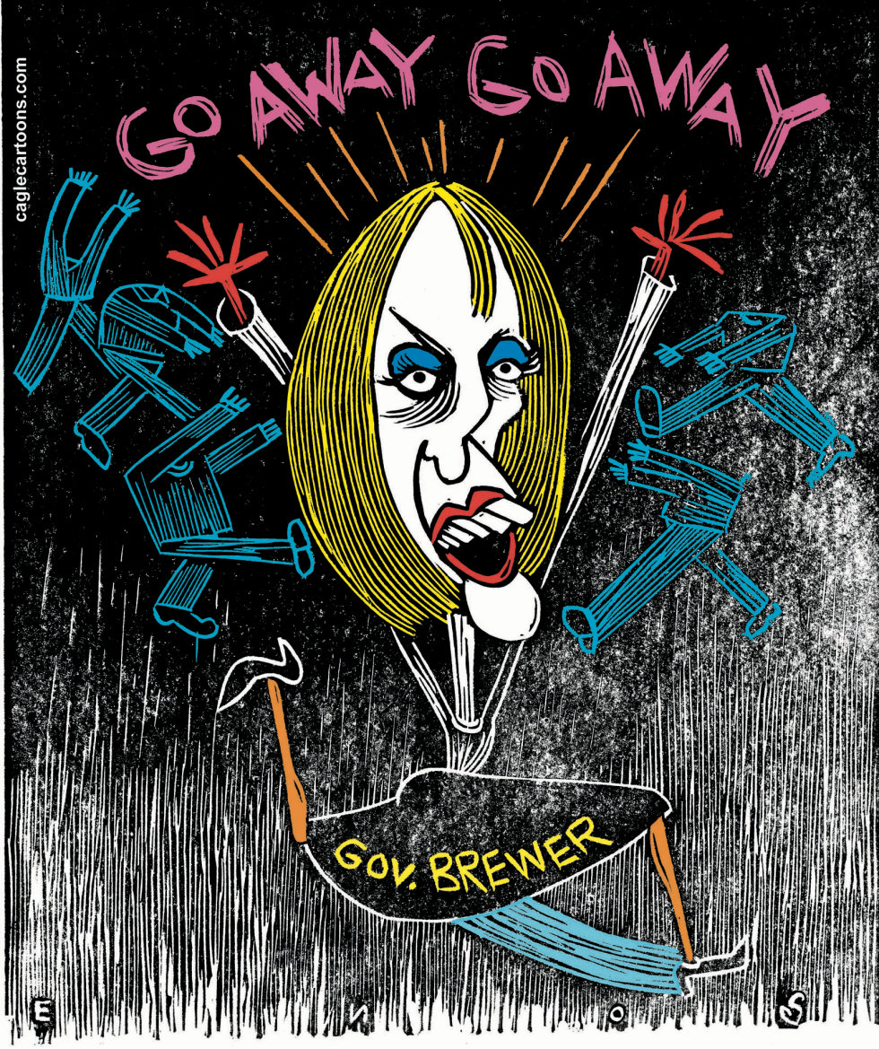 Gov Brewer of Arizona haunted by headless bodies COLOR