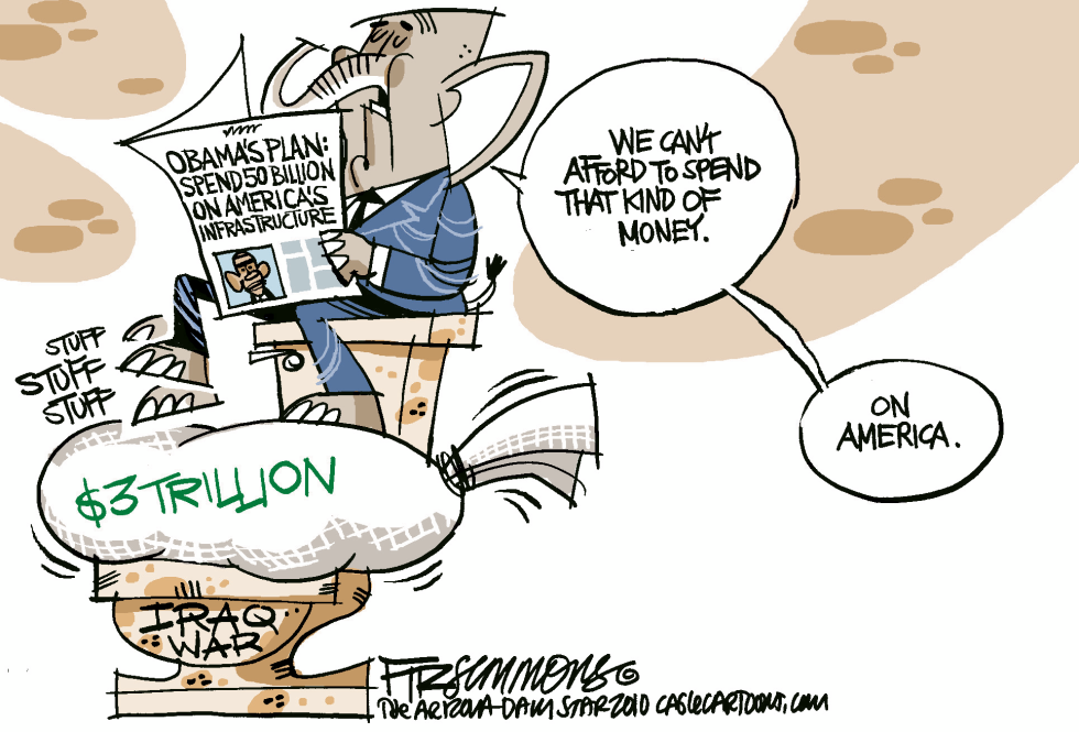  50 BILLION by David Fitzsimmons