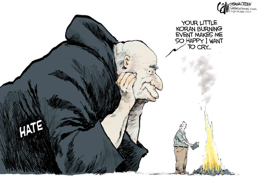 Book Burning COLOR