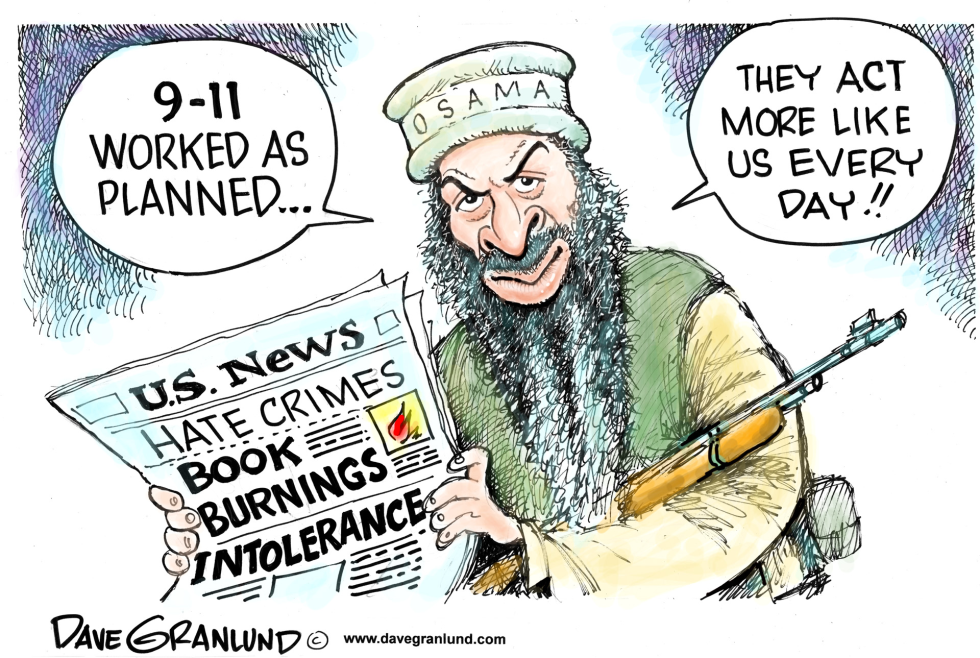 OSAMA AND 9-11 PLAN by Dave Granlund