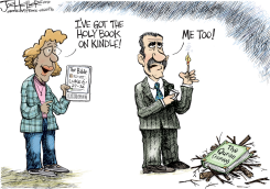 BURNING QURAN by Joe Heller