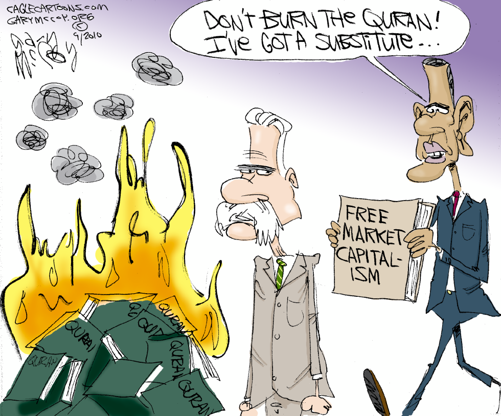Burning Quran COLOR