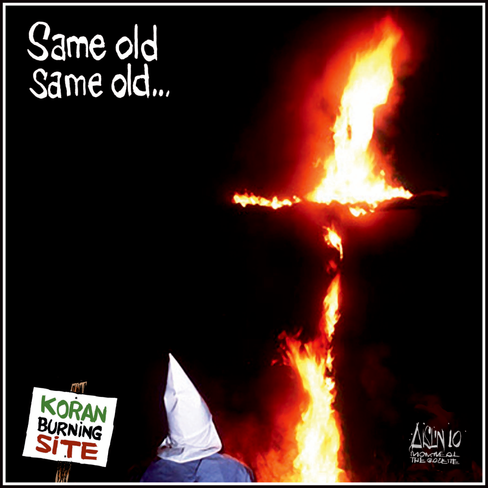 Koran burning COLOR