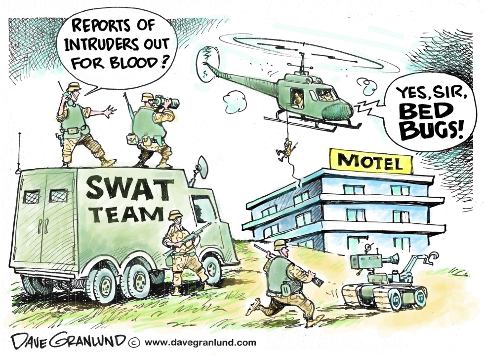  BED BUGS  by Dave Granlund