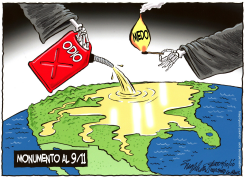 MONUMENTO AL 9/11 /  by Bob Englehart