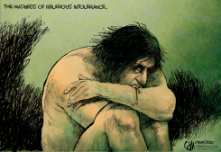RELIGIOUS INTOLERANCE  by Cam Cardow