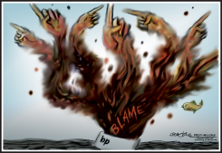 BP BLAME SPILL by J.D. Crowe