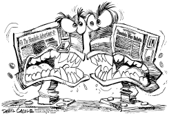 NEWSPAPER WAR by Daryl Cagle