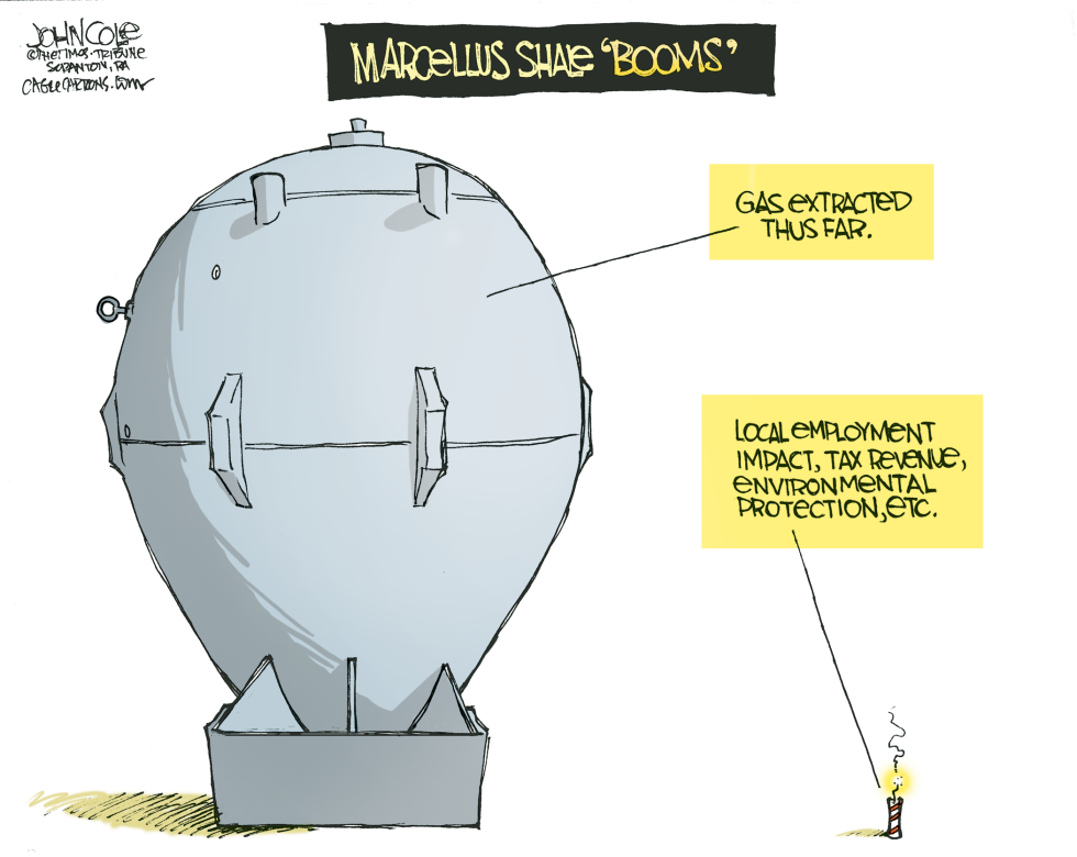 LOCAL PA -- Marcellus shale gas booms COLOR