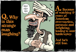 LAUGHING OSAMA  by Monte Wolverton
