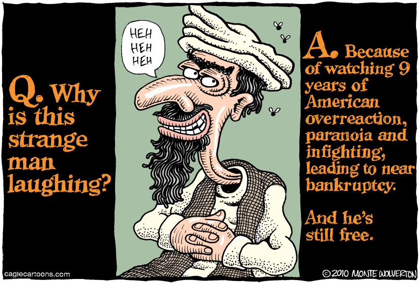 Laughing Osama COLOR