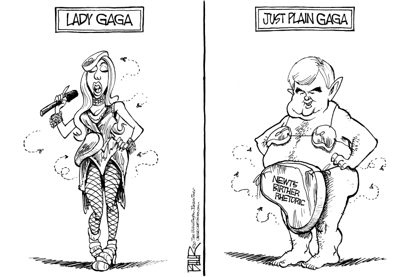 Lady Gaga and Gingrich