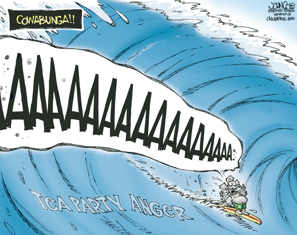 GOP catches the tea party wave COLOR