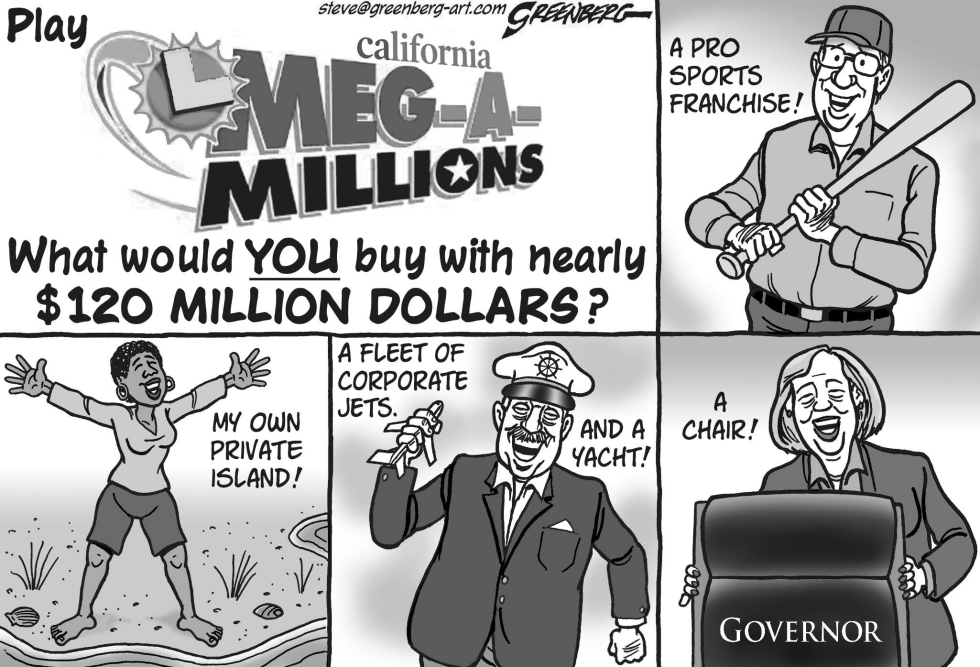 California MEGamillions bw
