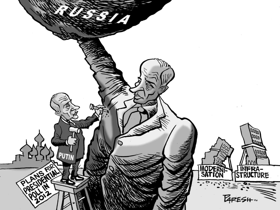 Putin image building