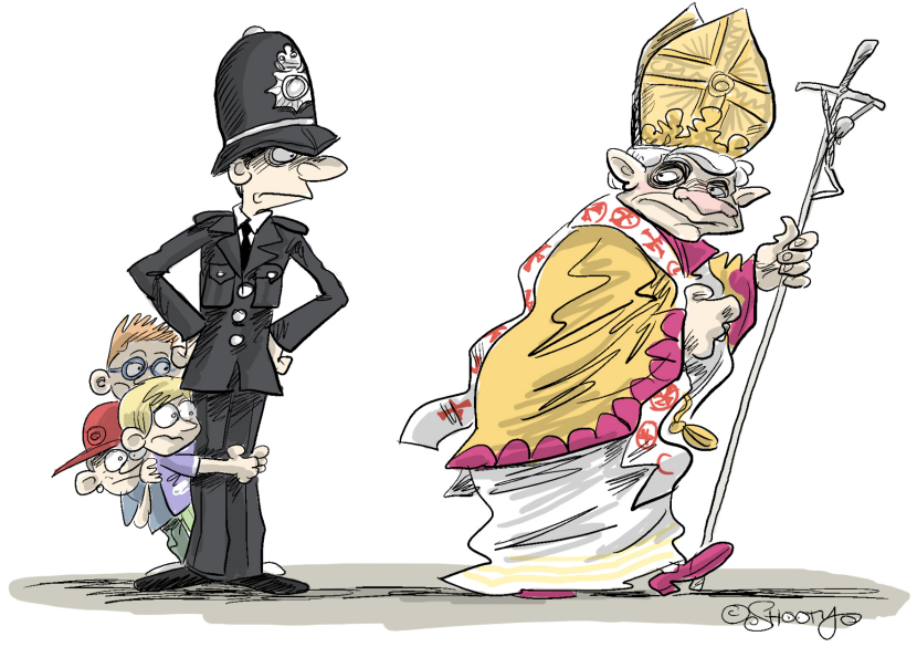 Pope in the UK Color