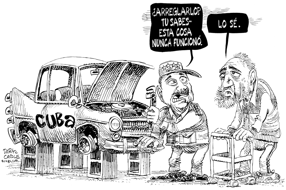  ARREGLANDO A CUBA by Daryl Cagle