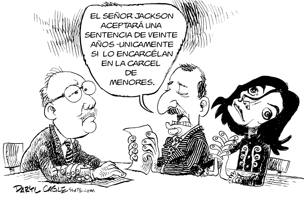  SENTENCIA DE MICHAEL JACKSON by Daryl Cagle