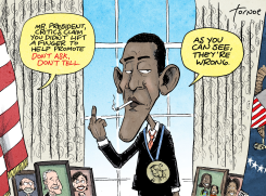 DONT ASK DONT TELL REPEAL by Rob Tornoe